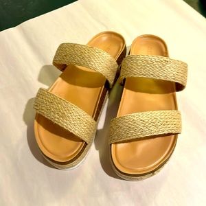 Women’s size 12 sandals.  JustFab